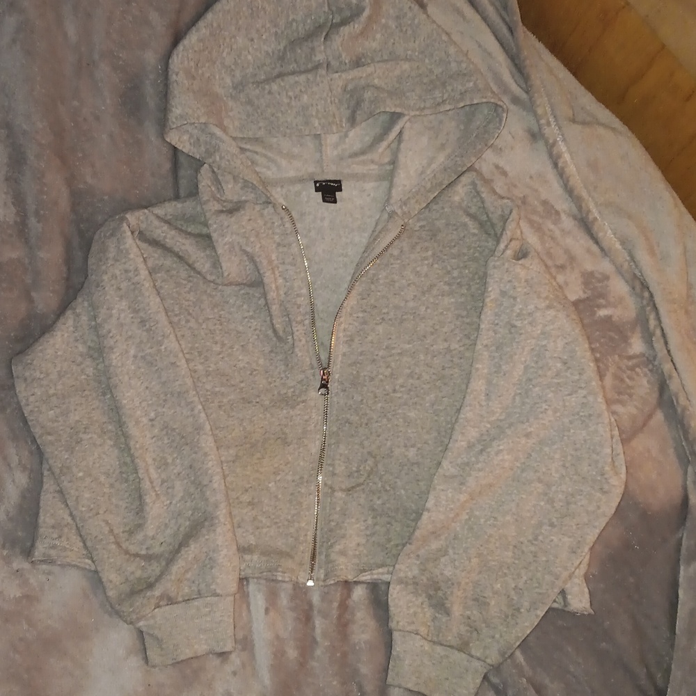 Women's Cropped Top Zip-up Jacket